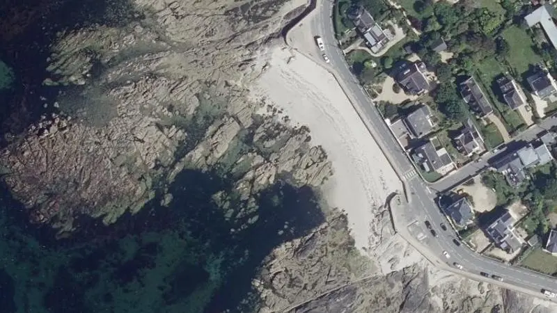 Vue aérienne : Mine