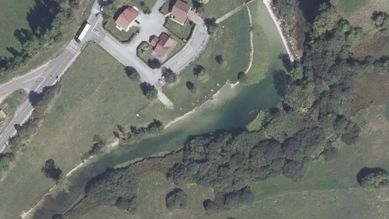 Vue aérienne : Le Canal