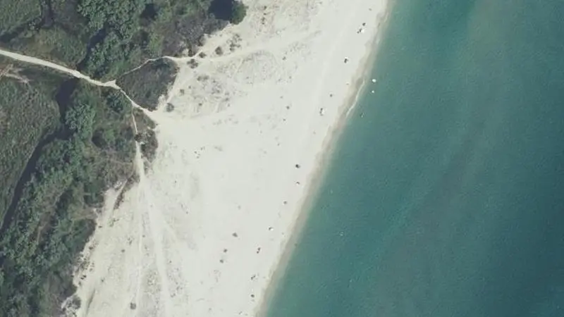 Vue aérienne : PLAGE U Quarcione