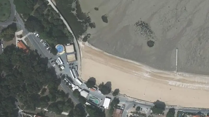 Vue aérienne : Plage Nord