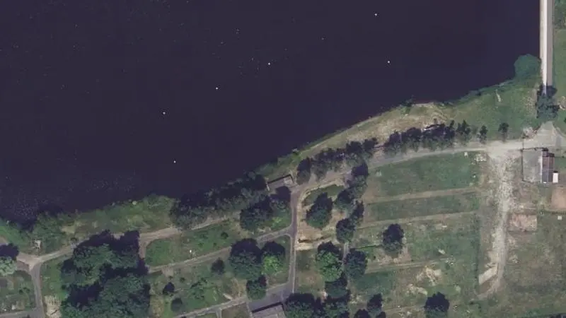 Vue aérienne : Etang de Diefenbach