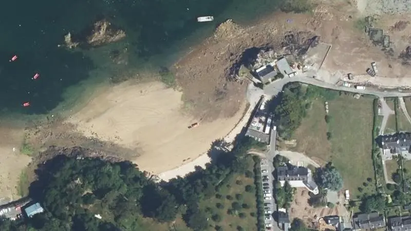 Vue aérienne : Loguivy