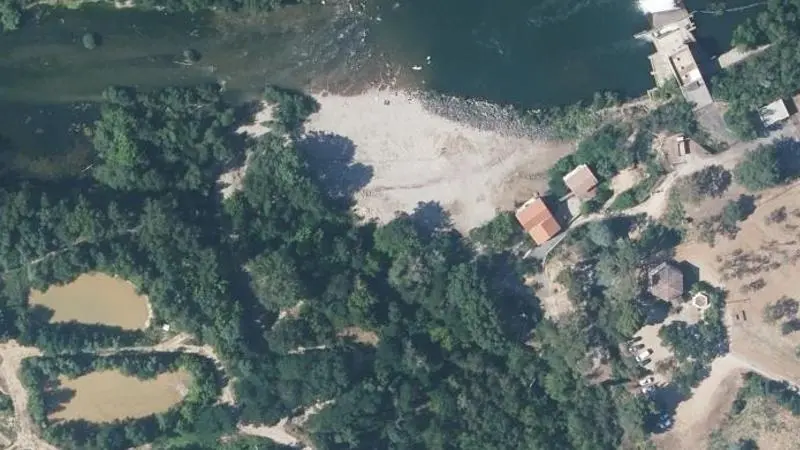 Vue aérienne : Herault-Plage de la Meuse