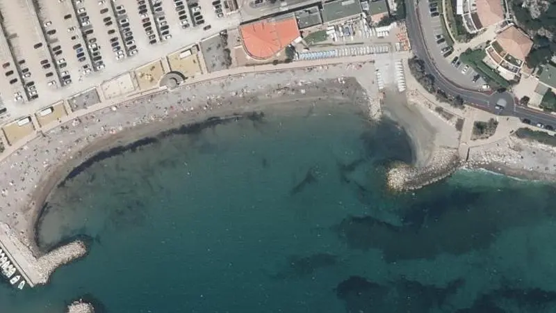 Vue aérienne : Rouet Plage