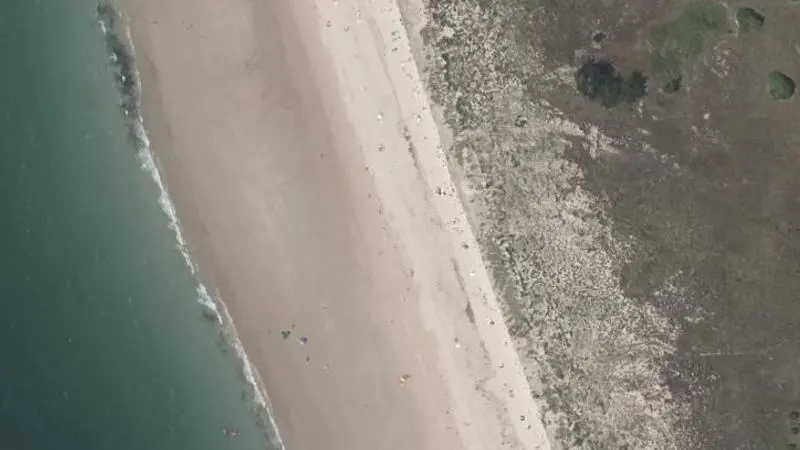 Vue aérienne : Plage des Seulieres
