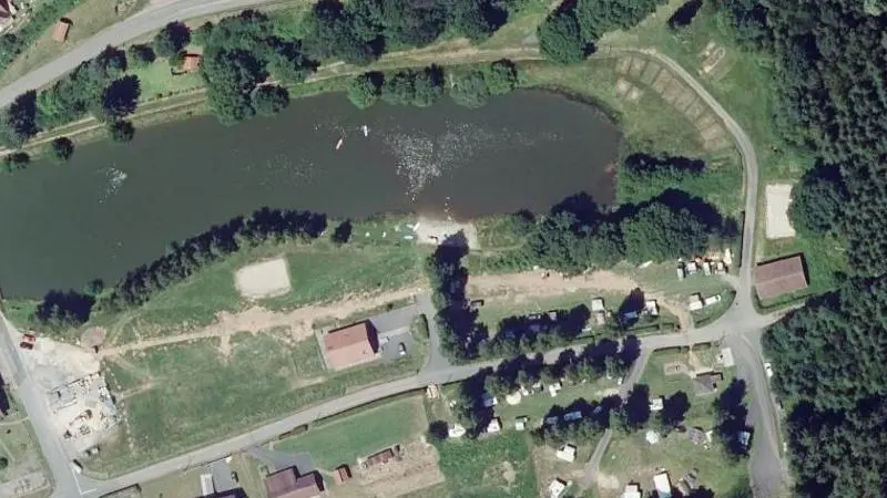 Vue aérienne : Etang de Saint Quirin