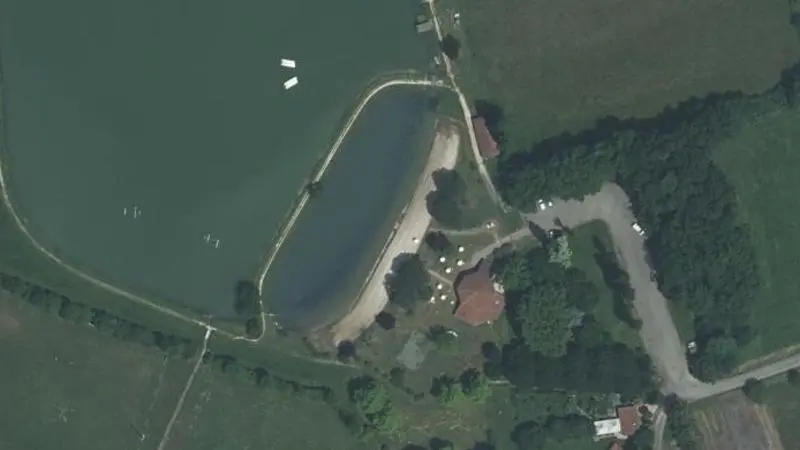 Vue aérienne : Plage de Plaisance