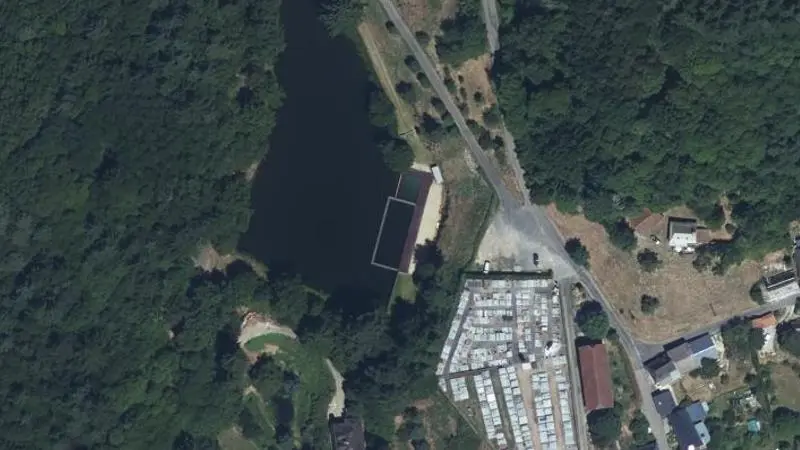 Vue aérienne : Lac de l'Estanquiol