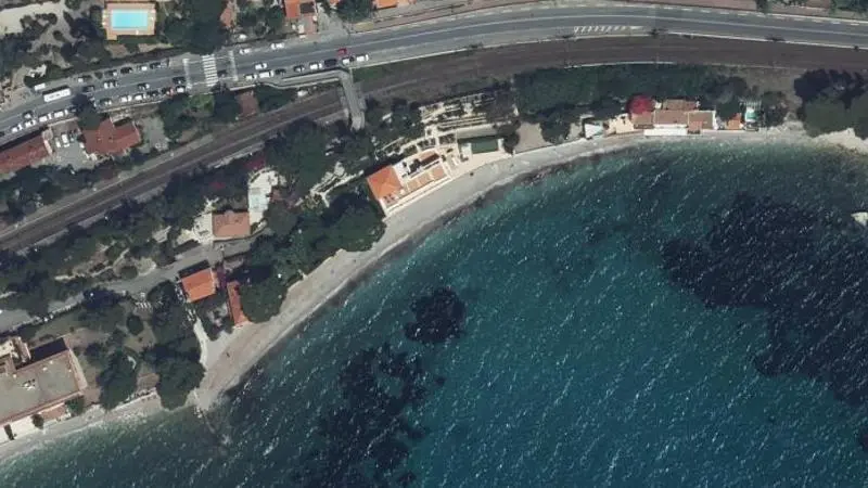 Vue aérienne : Eze