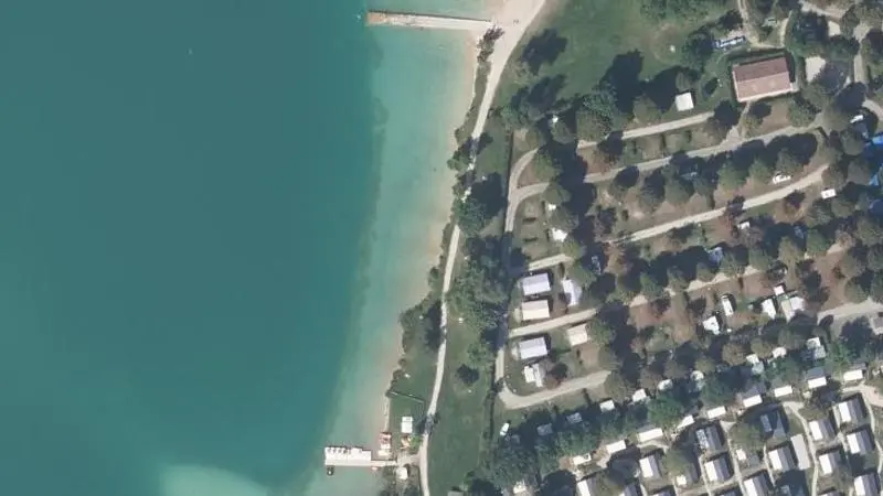 Vue aérienne : Grand Lac de Clairvaux