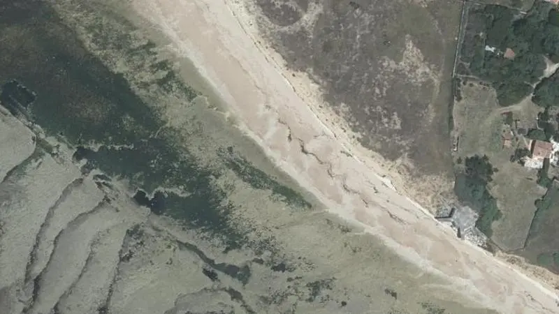 Vue aérienne : Plage des Grenettes
