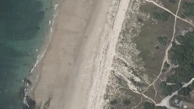 Vue aérienne : Plage de Chaucre