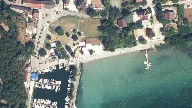 Vue aérienne : Plage de Chatillon