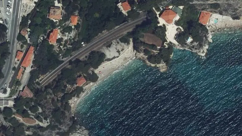 Vue aérienne : Saint Laurent d'Eze