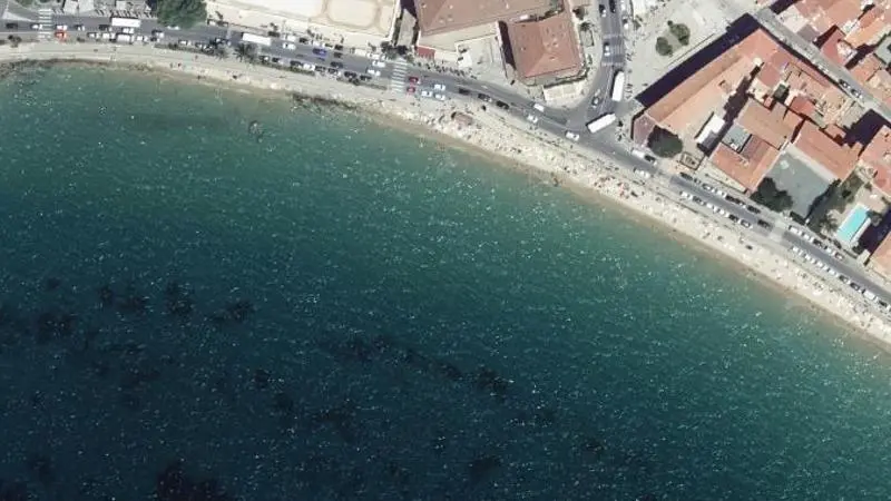 Vue aérienne : Plage Saint Francois