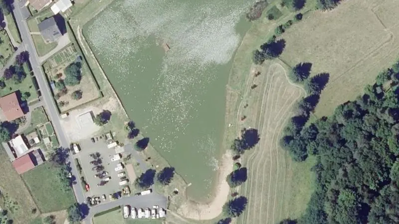 Vue aérienne : Etang de Walscheid