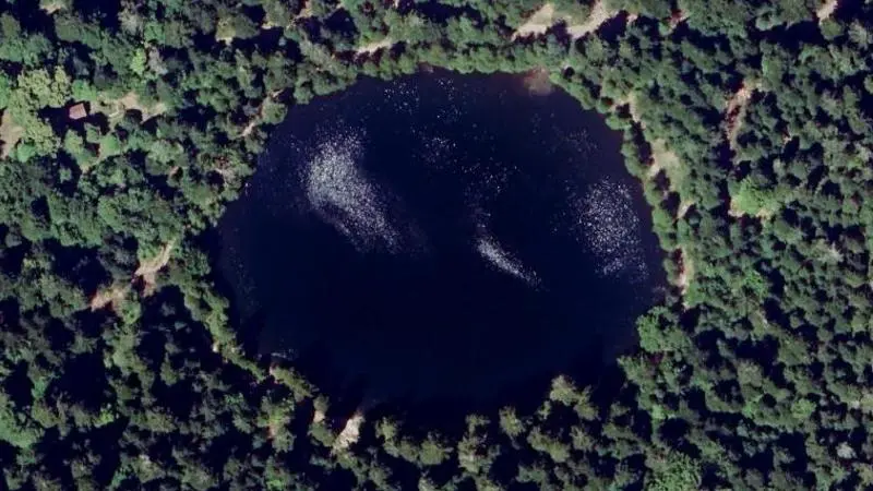 Vue aérienne : Lac de la Maix