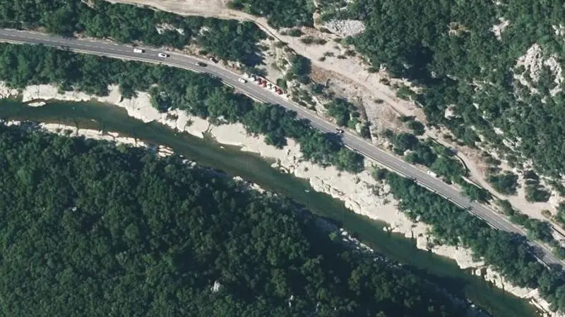 Vue aérienne : Herault-Les Gorges