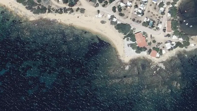 Vue aérienne : Porto Pollo "u Porticciu"