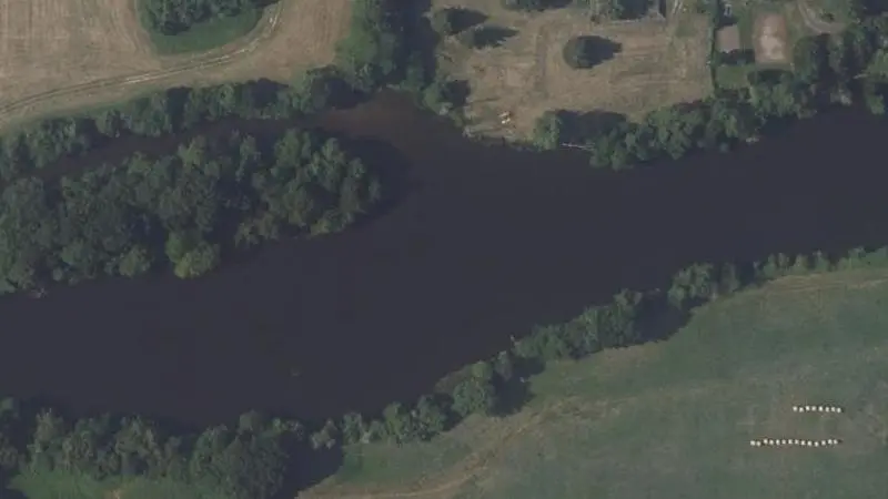 Vue aérienne : La Creuse