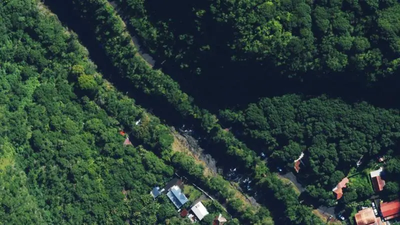 Vue aérienne : Bassin de la Passerelle