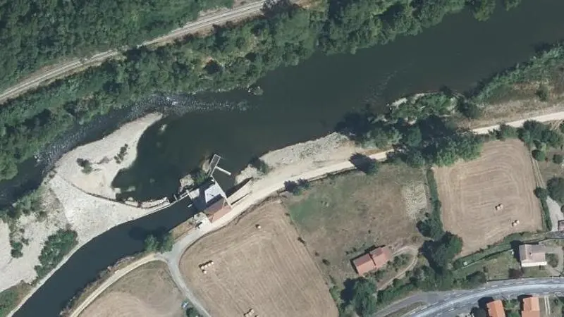 Vue aérienne : Plage de la Loire