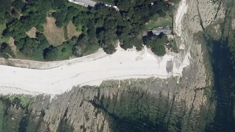 Vue aérienne : Beg Lann