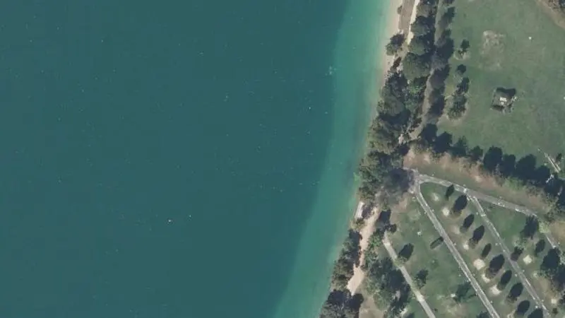 Vue aérienne : Domaine de Chalain - Lac de Chalain