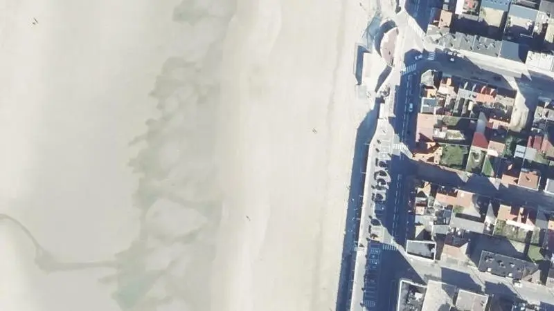 Vue aérienne : Merlimont Centre Plage