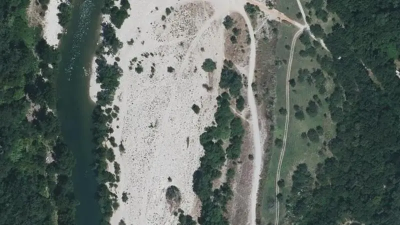Vue aérienne : Plage de l'Hérault