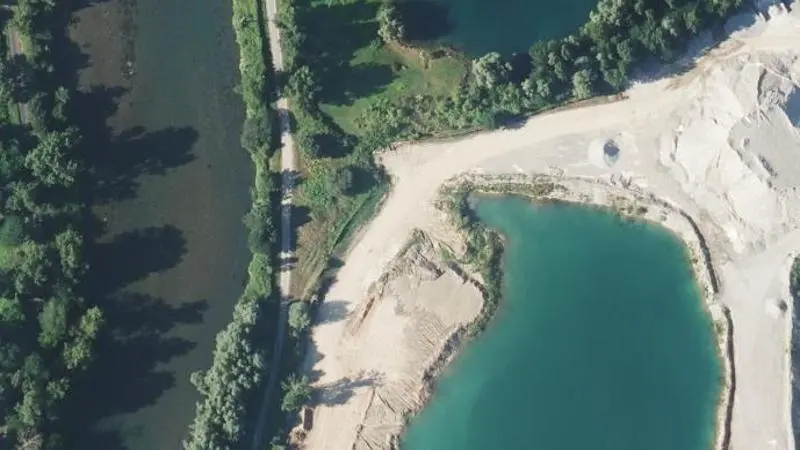 Vue aérienne : Lac de Baudreix