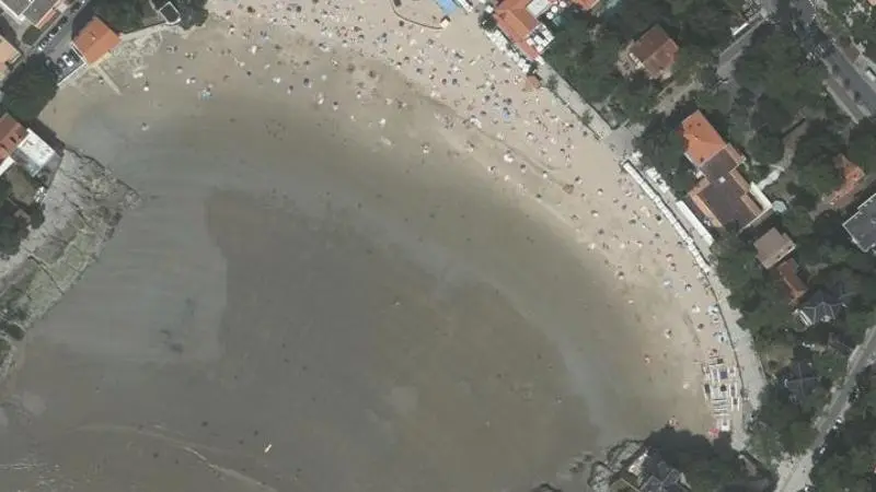 Vue aérienne : Plage du Bureau