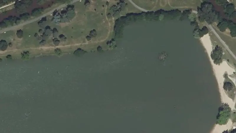 Vue aérienne : Belle Isle