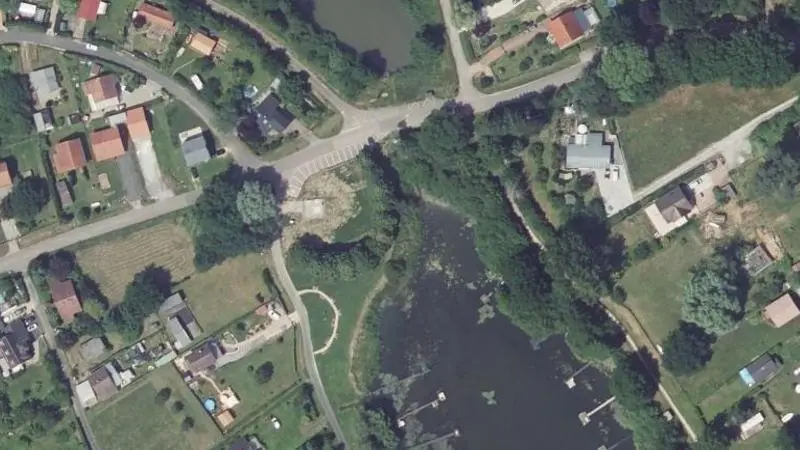 Vue aérienne : Etang de Hirbach