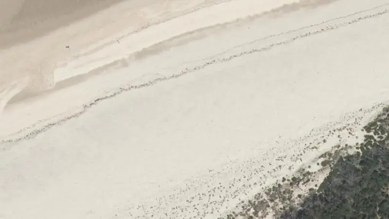 Vue aérienne : Plage de la POINTE ESPAGNOLE