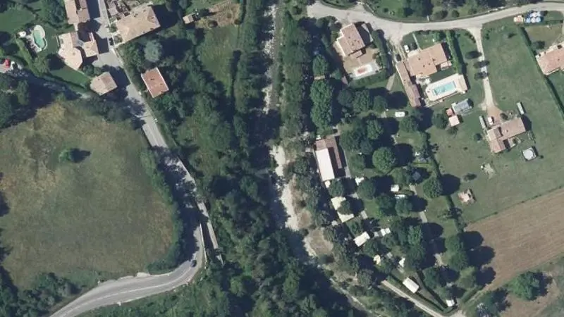 Vue aérienne : Plage du Roubion