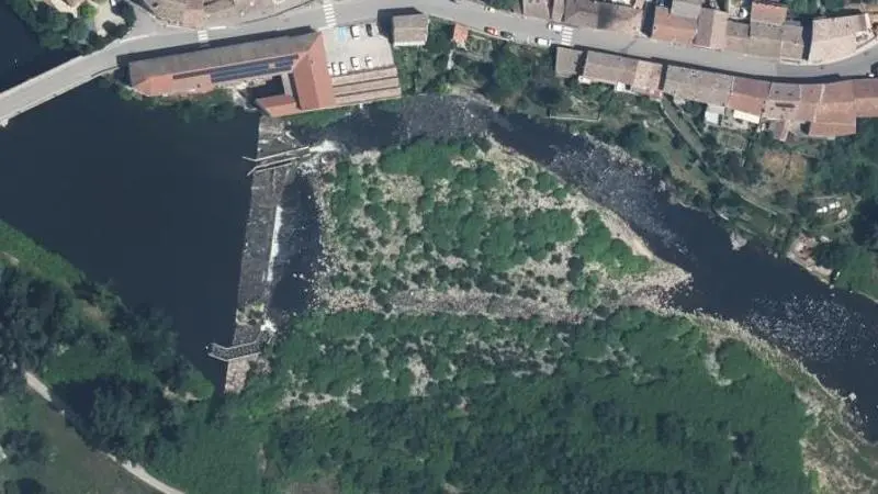 Vue aérienne : L'Eyrieux a la Plage de la Theoule