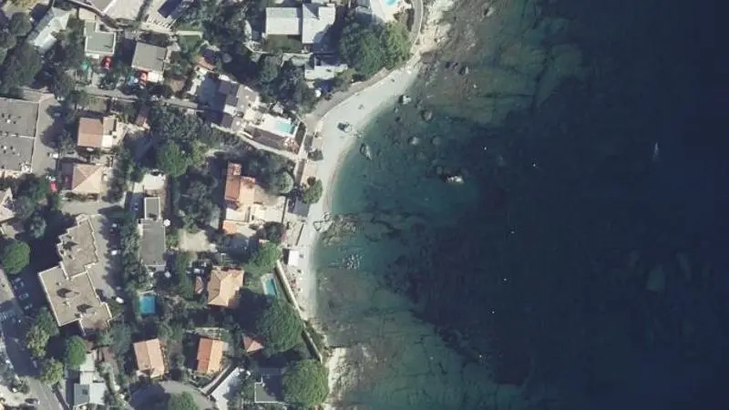 Vue aérienne : Plage du Flenu