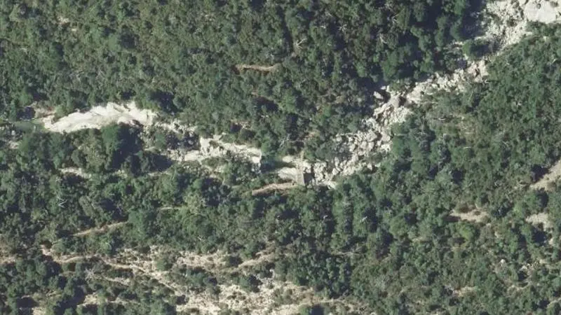 Vue aérienne : Rivière de Soccia