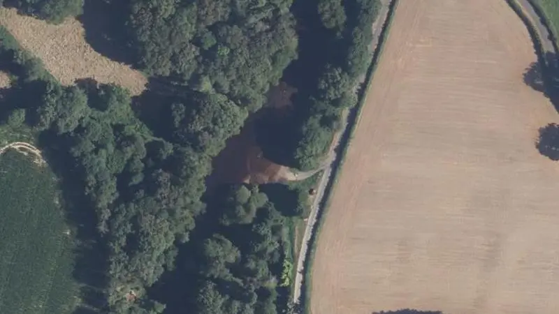 Vue aérienne : Plage de la Creuse
