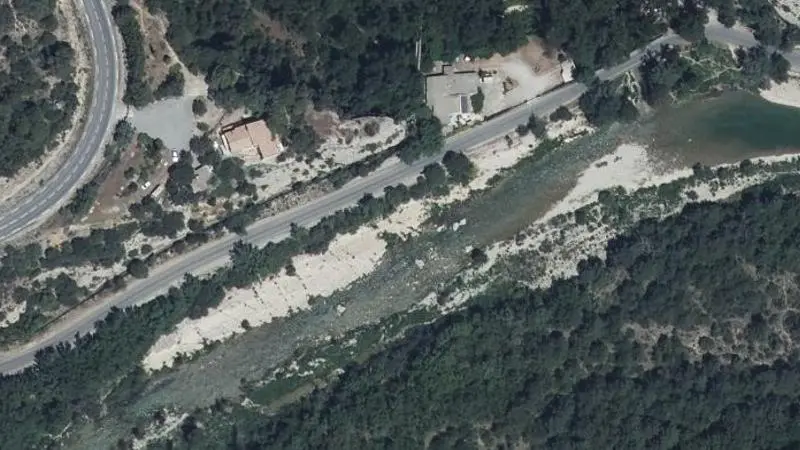 Vue aérienne : Plage du Verdon