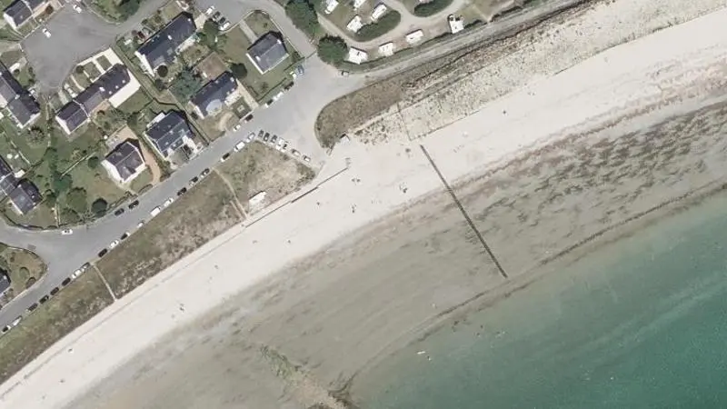 Vue aérienne : Grande Plage