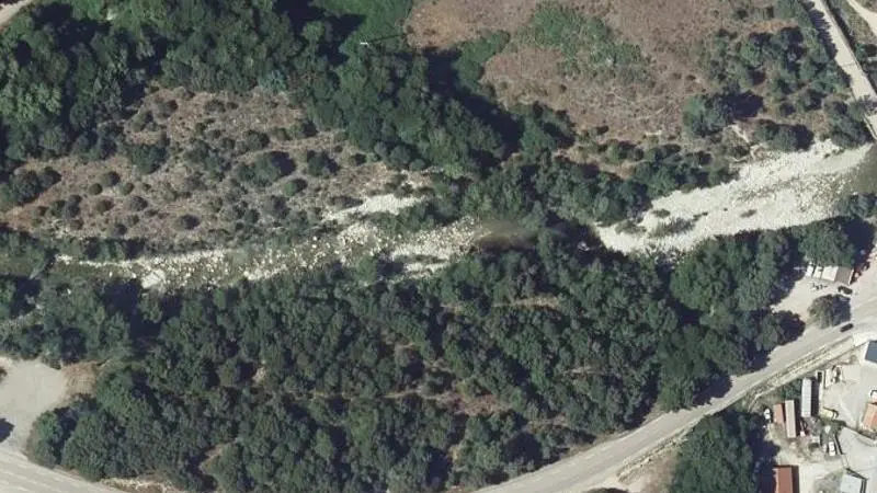 Vue aérienne : Pont d'Ucciani