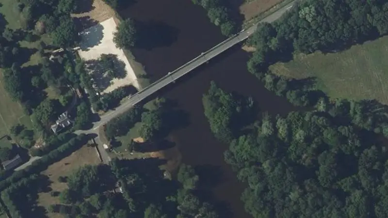 Vue aérienne : Riviere Creuse