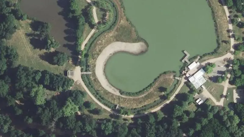 Vue aérienne : Plage du Valeyre