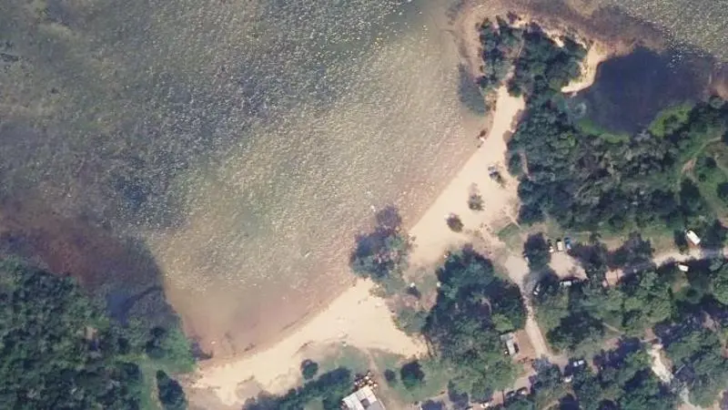 Vue aérienne : Plage des Bardets