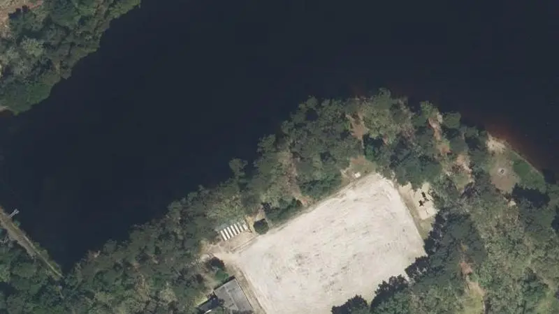 Vue aérienne : Etang de Malague
