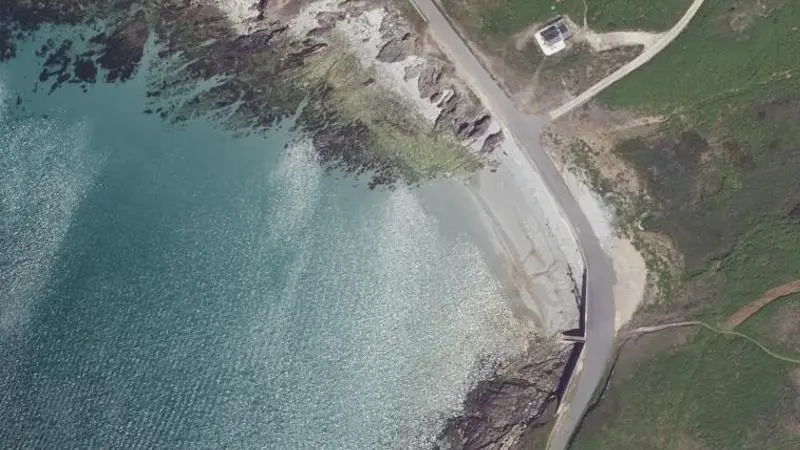 Vue aérienne : Pors Cors