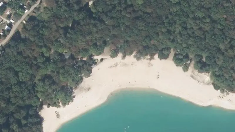 Vue aérienne : Surchauffant - Lac de Vouglans