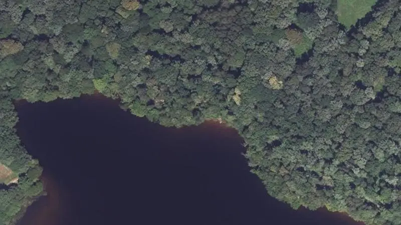 Vue aérienne : Lac de Saint-Pardoux
